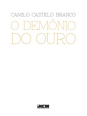 cover image of O Demónio do Ouro
